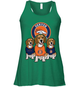 Denver Broncos Beagles fan shirt