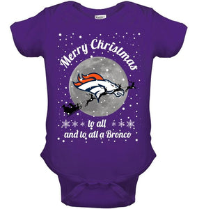 Denver Broncos Merry Christmas to all and to all a Bronco fan shirt