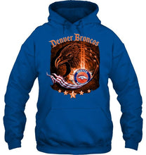 Load image into Gallery viewer, denver broncos eagle american flag shirt
