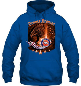 denver broncos eagle american flag shirt