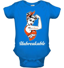 Load image into Gallery viewer, Go Denver Broncos unbreakable girl shirt
