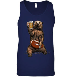 Denver Broncos Beer drinking bear shirt