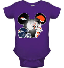 Load image into Gallery viewer, Denver Broncos Minnie cheerleader shirt

