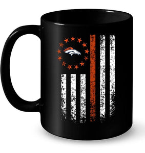 Denver Broncos american flag star shirt