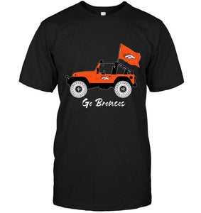 Go Denver Broncos Jeep shirt