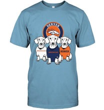 Load image into Gallery viewer, Dachshund Denver Broncos shirt
