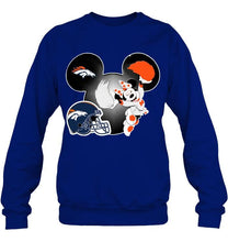 Load image into Gallery viewer, Denver Broncos Minnie cheerleader shirt
