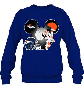 Denver Broncos Minnie cheerleader shirt