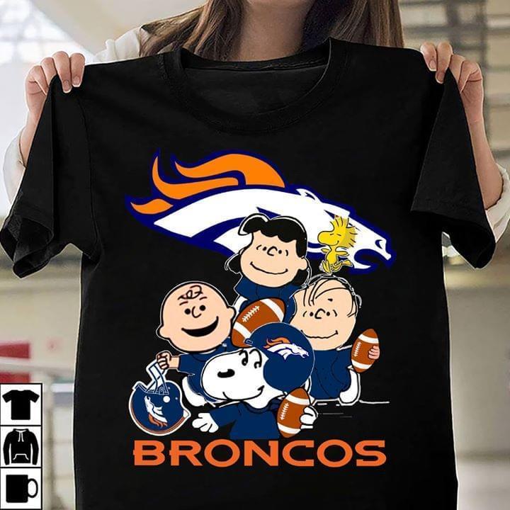 denver broncos snoopy the peanuts t shirt