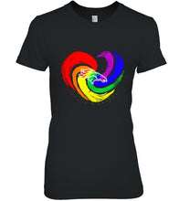 Load image into Gallery viewer, Denver Broncos lgbt tornado heart shirt
