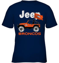 Load image into Gallery viewer, Jeep Denver Broncos fan hoodie
