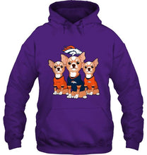 Load image into Gallery viewer, Denver Broncos Chihuahuas fan shirt
