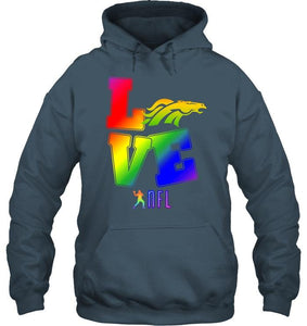 Love Denver Broncos lgbt NFL shirt