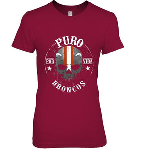 Puro Denver Broncos por vida fan shirt