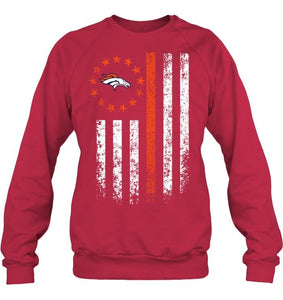 Denver Broncos american flag star shirt