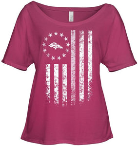 Denver Broncos american flag stars shirt