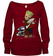 Load image into Gallery viewer, Groot loves Denver Broncos fan hoodie
