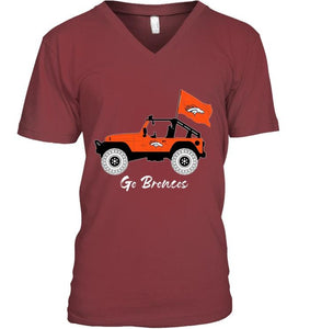 Go Denver Broncos Jeep shirt