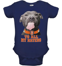 Load image into Gallery viewer, Denver Broncos to all my haters pitbull shirt

