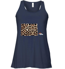 Load image into Gallery viewer, Denver Broncos panther pattern state map shirt
