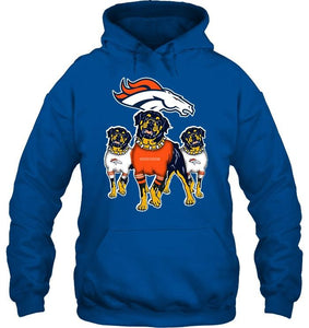 Denver Broncos Rottweilers fan hoodie