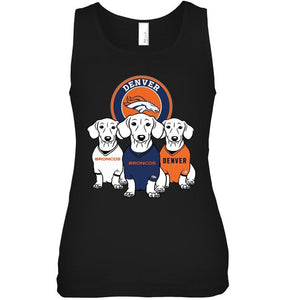 Dachshund Denver Broncos shirt