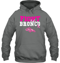 Load image into Gallery viewer, Fight like a Bronco Denver Broncos br east cancer support fan shirt
