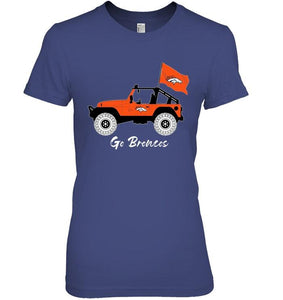 Go Denver Broncos Jeep shirt