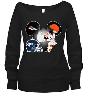 Denver Broncos Minnie cheerleader shirt