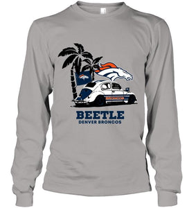 Beetle Denver Broncos on beach shirt