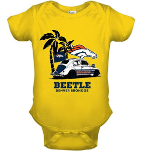 Beetle Denver Broncos on beach shirt