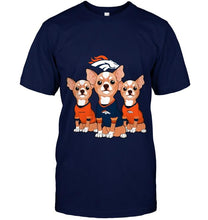 Load image into Gallery viewer, Denver Broncos Chihuahuas fan shirt
