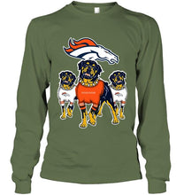 Load image into Gallery viewer, Denver Broncos Rottweilers fan hoodie
