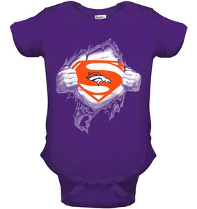 Denver Broncos Superman Ripped shirt