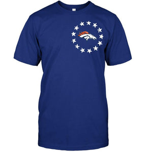 Denver Broncos american star flag shirt