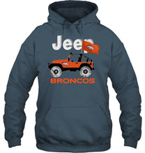 Load image into Gallery viewer, Jeep Denver Broncos fan hoodie
