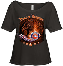 Load image into Gallery viewer, denver broncos eagle american flag shirt
