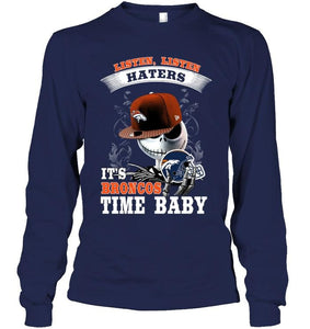 Fear the Denver Broncos jack skellington fan hoodie