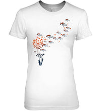 Load image into Gallery viewer, Denver Broncos dandelion shirt
