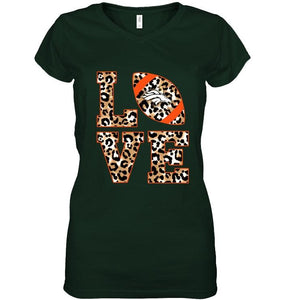 Love Denver Broncos panther pattern shirt