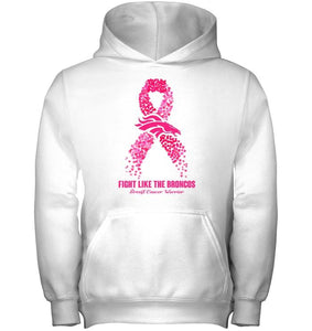 Denver Broncos fight like the Broncos br east cancer warrior shirt