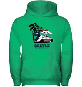 Beetle Denver Broncos on beach shirt