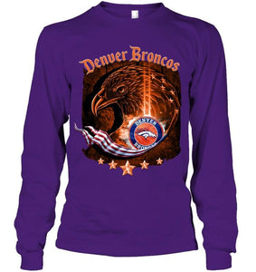 denver broncos eagle american flag shirt