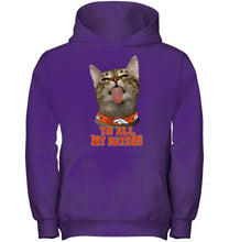 Load image into Gallery viewer, Denver Broncos cat to all my haters shirt
