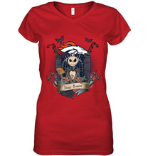 Load image into Gallery viewer, Denver Broncos Jack Skellington shirt
