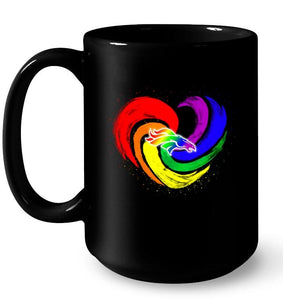 Denver Broncos lgbt tornado heart shirt
