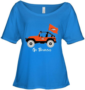 Go Denver Broncos Jeep shirt