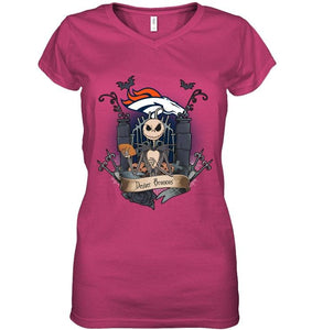 Denver Broncos Jack Skellington shirt