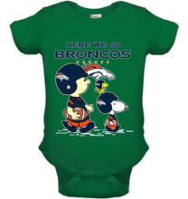 Load image into Gallery viewer, Here we go Denver Broncos snoopy shirt
