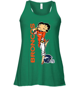 Denver Broncos betty boop fan shirt